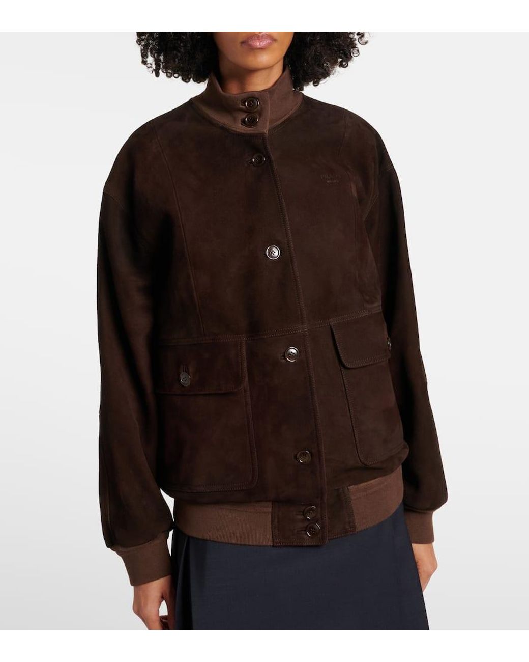Prada Brown Suede Jacket
