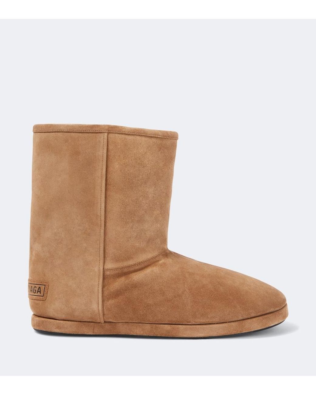 Balenciaga Brown Alaska Suede Ankle Boots for men