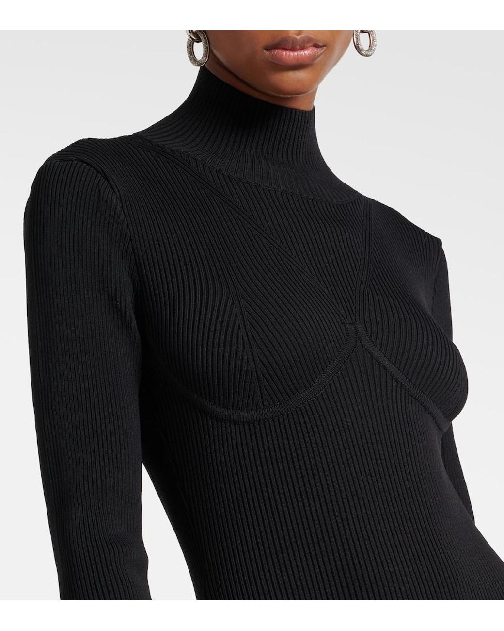 Staud Black Obsidian Maxi Dress