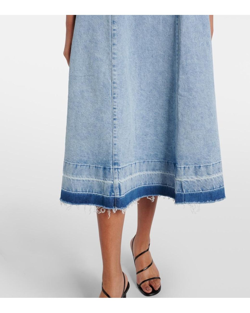 Jonathan Simkhai Blue Clarissa Denim Midi Dress