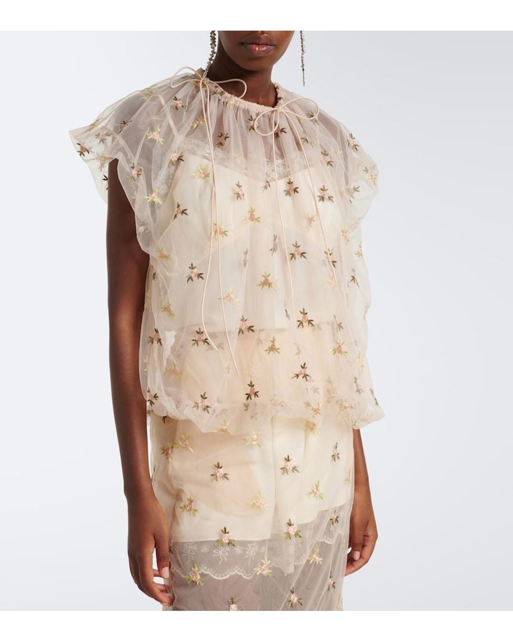 Top di Simone Rocha in White
