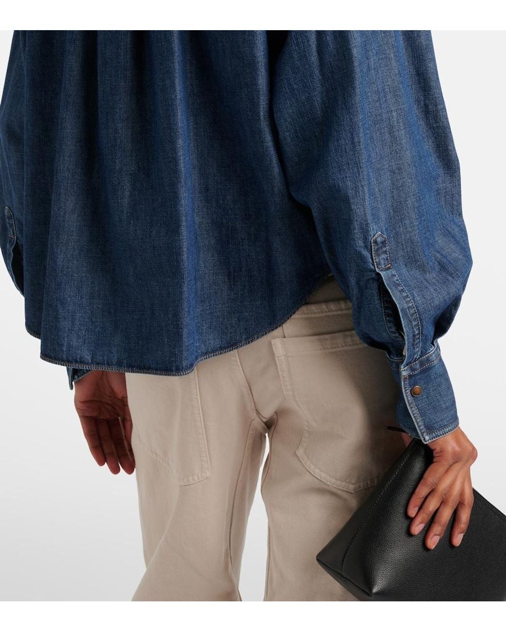 Brunello Cucinelli Blue Monili Denim Jacket