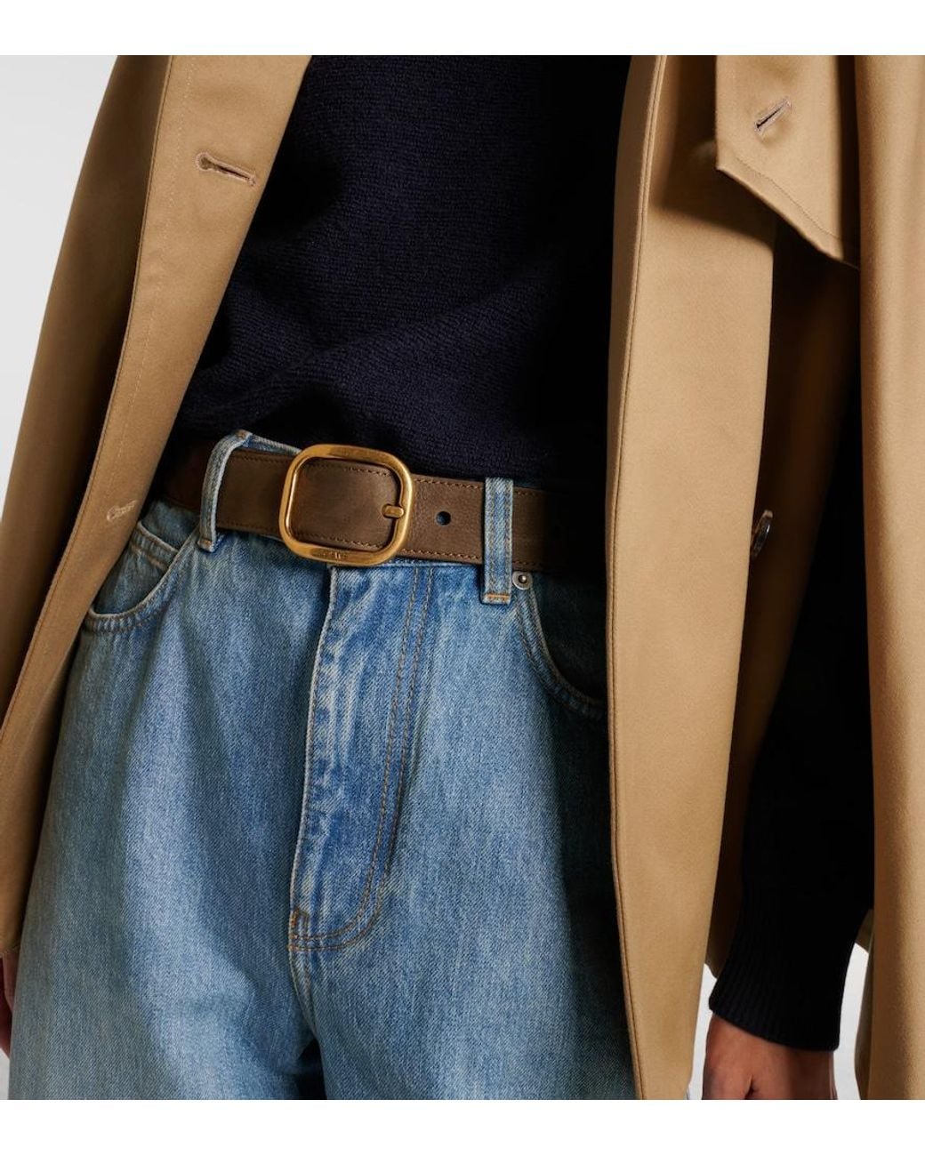 Loewe Brown Leather Belt