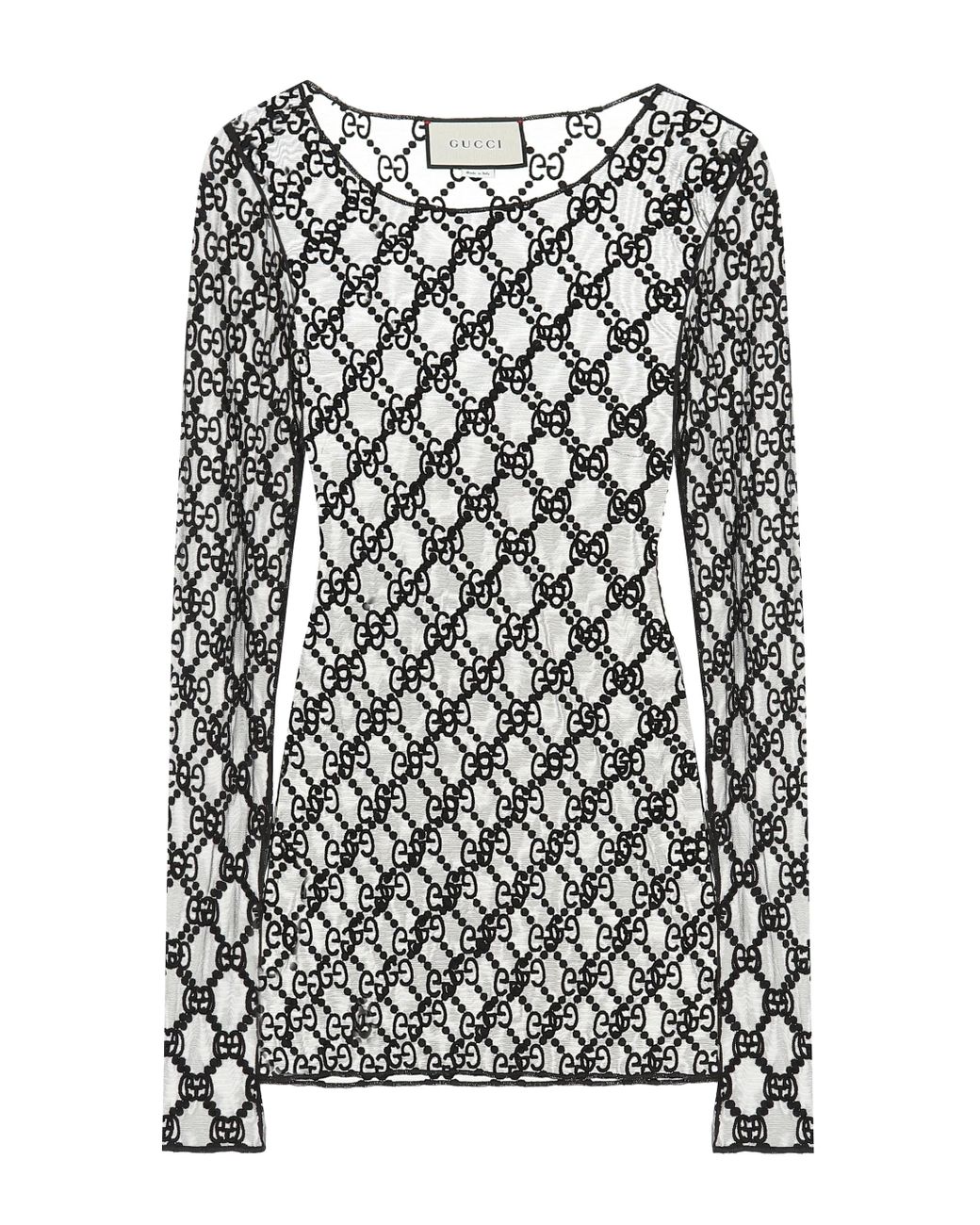 gucci fishnet shirt