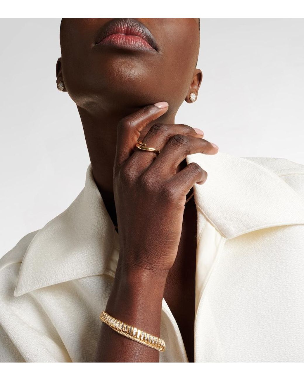Anita Ko White Zara 18Kt Ring