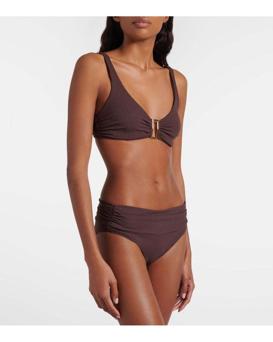 Melissa Odabash Purple Bikini-Oberteil Bel Air