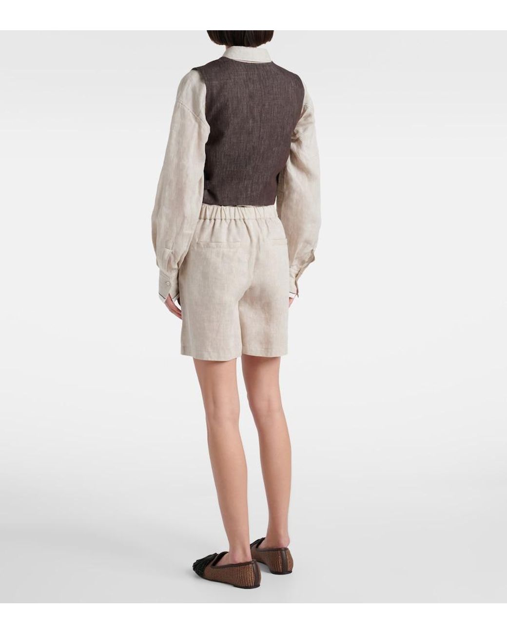Brunello Cucinelli Brown Cotton Vest