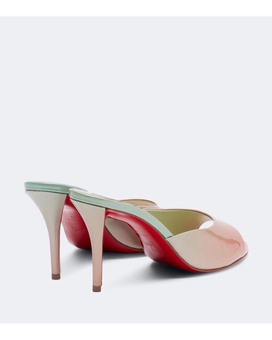 Christian Louboutin Pink Miss Z Leather Sandals