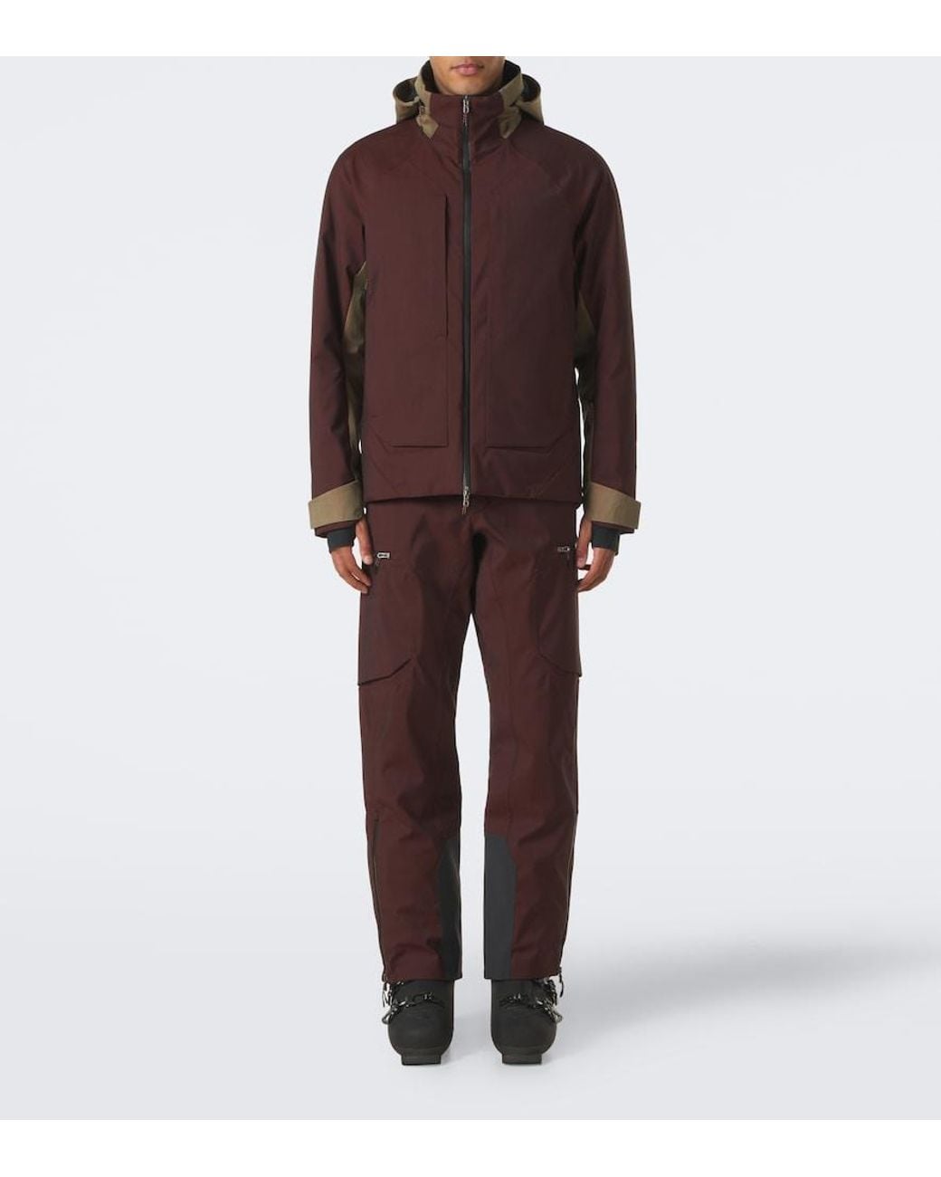 Sease Brown Trace 2.0 Wool-Blend Down Ski Jacket for men
