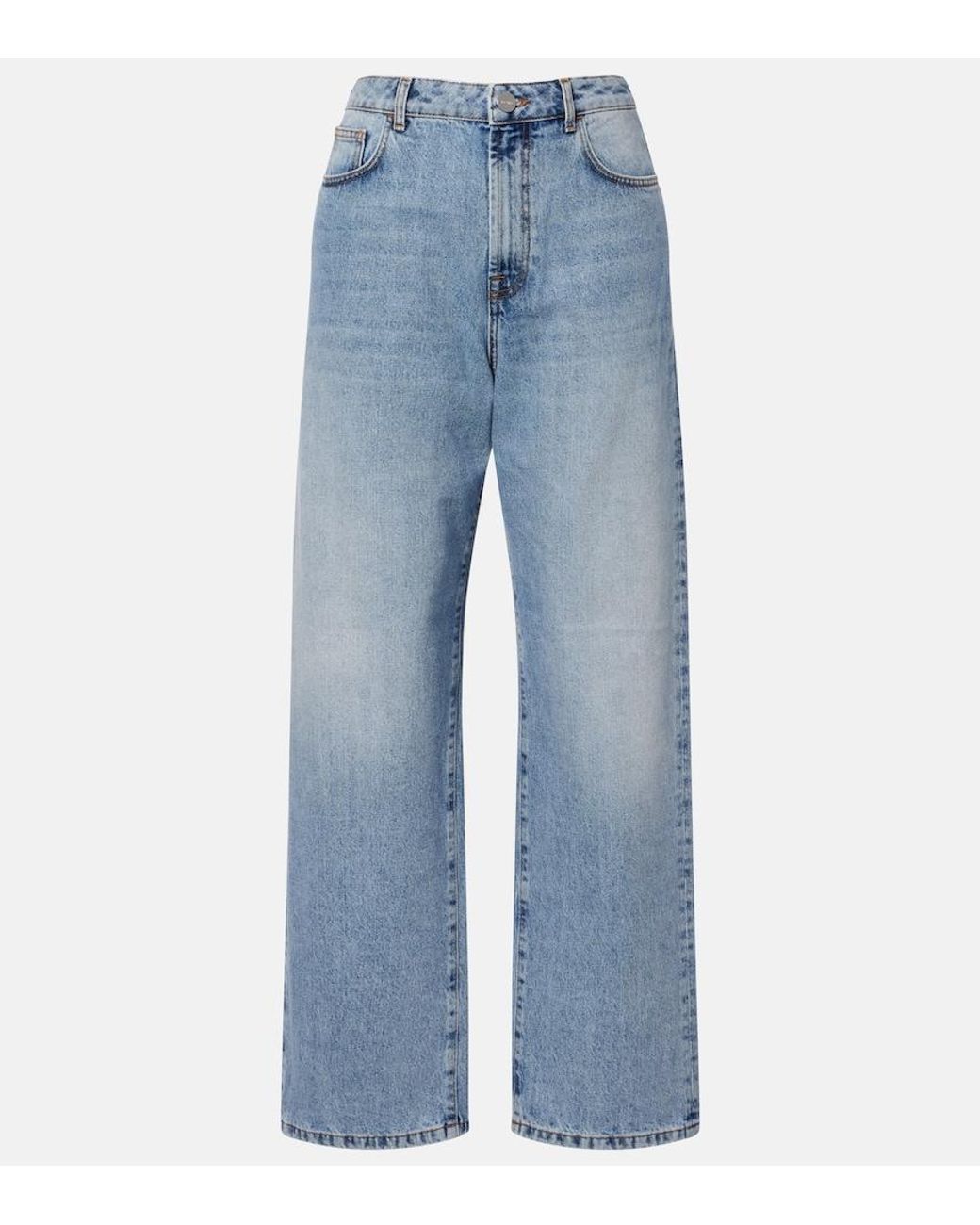 Jeans Anchos Rohe de color Blue