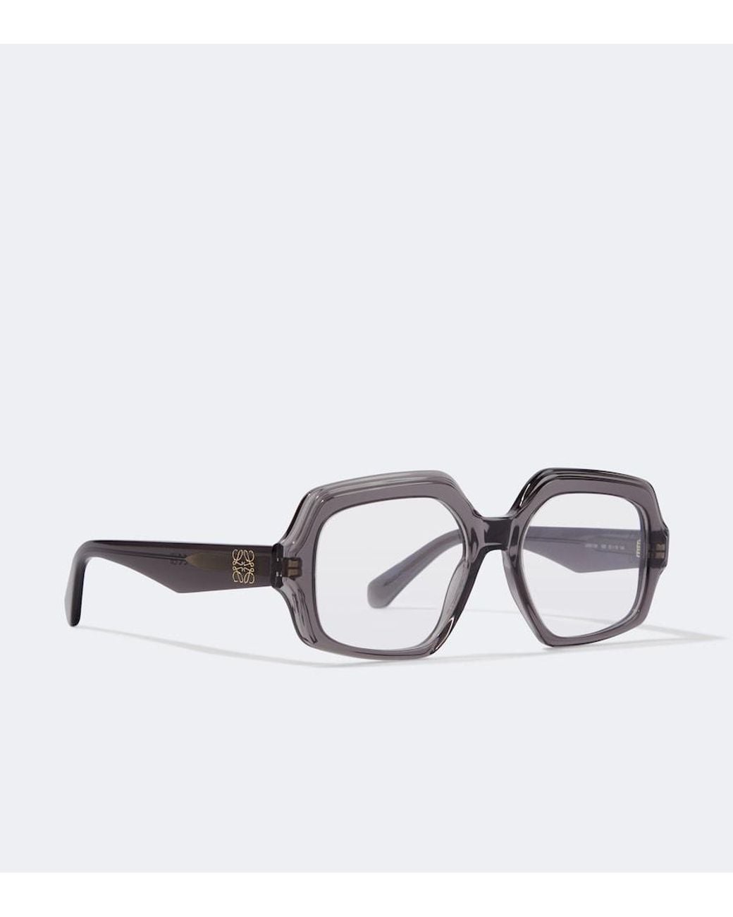Loewe Metallic Anagram Rectangular Glasses for men