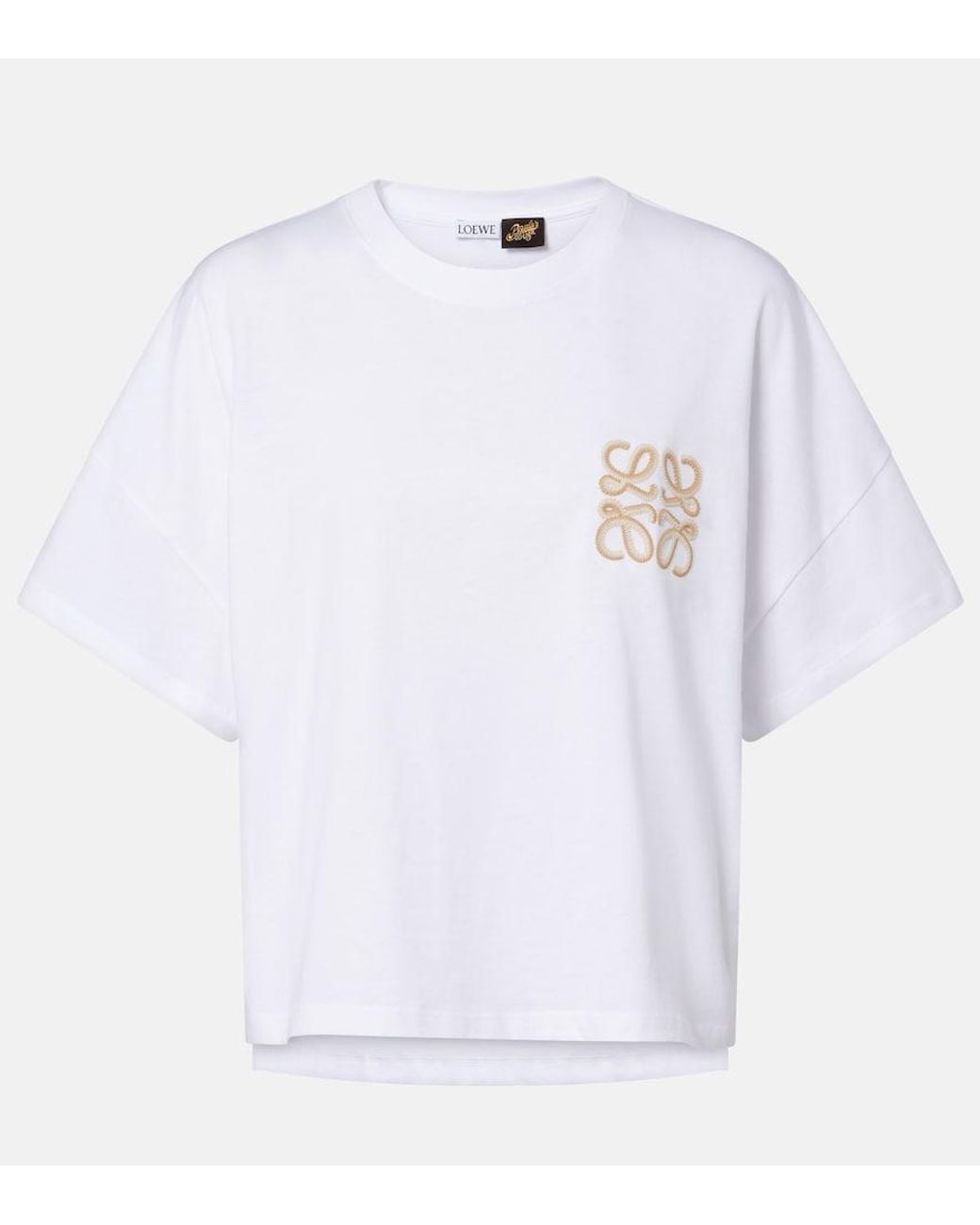 Loewe White Paula's Ibiza Anagram Cotton T-Shirt