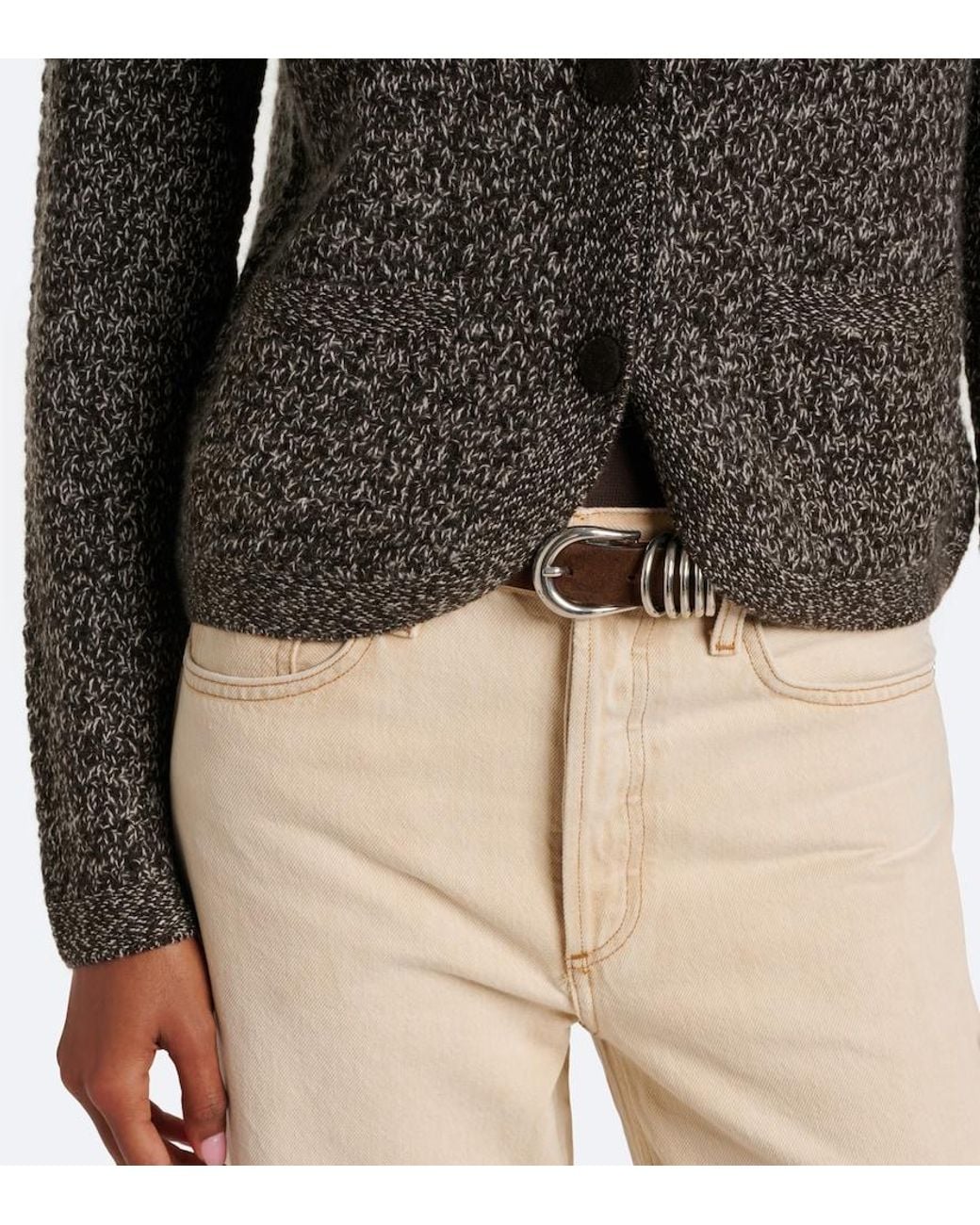 arch4 Gray Tulip Cashmere Cardigan