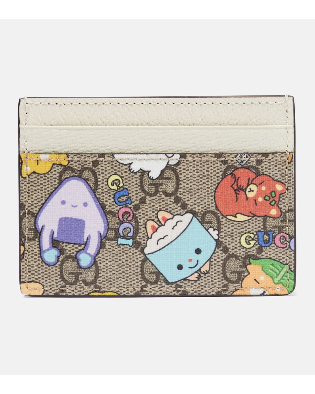 小物 Gucci card case GG Supreme Black Kingsnake Print Card Case | GUCCI® PL