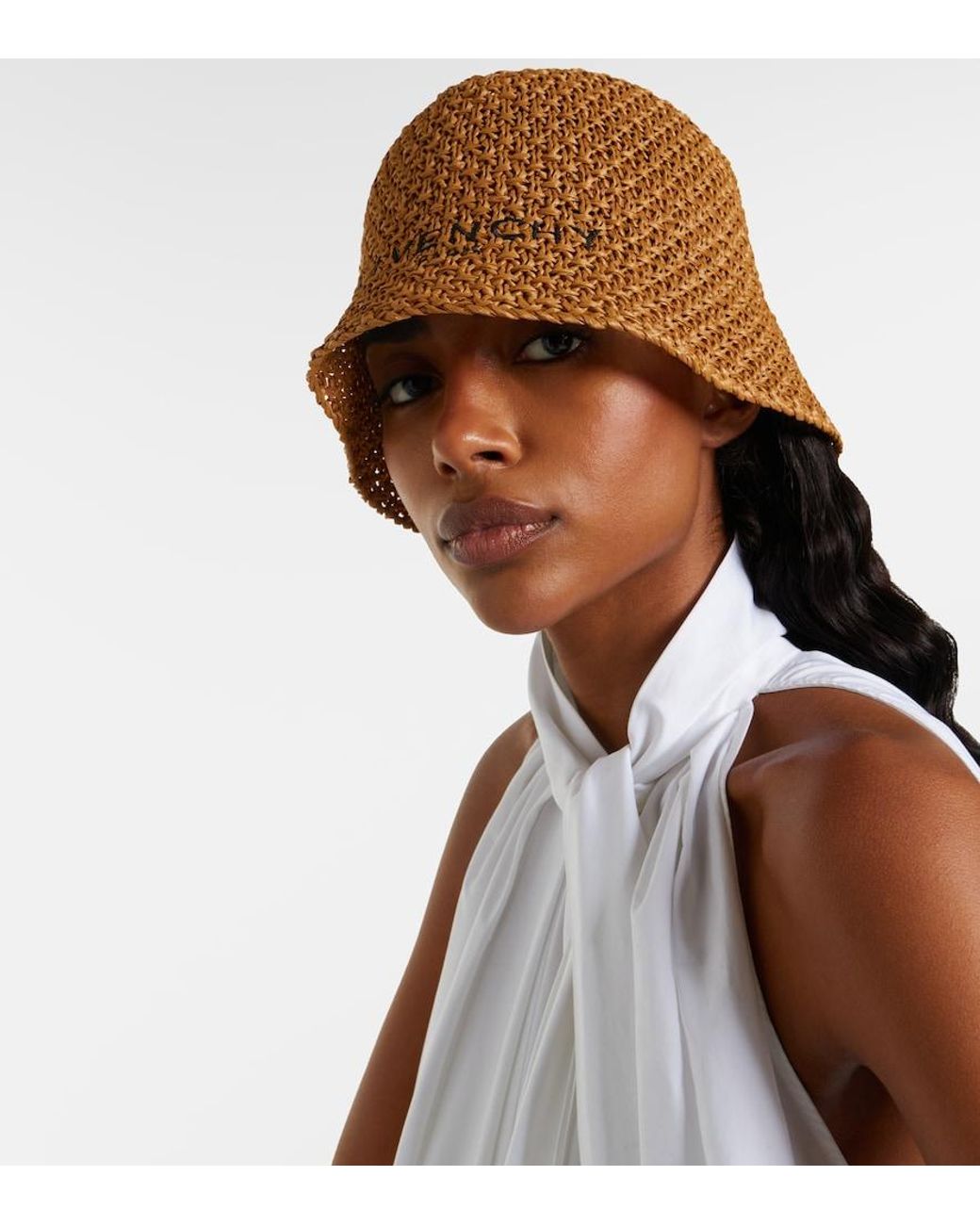Givenchy Brown Hut Aus Einem Baumwollgemisch