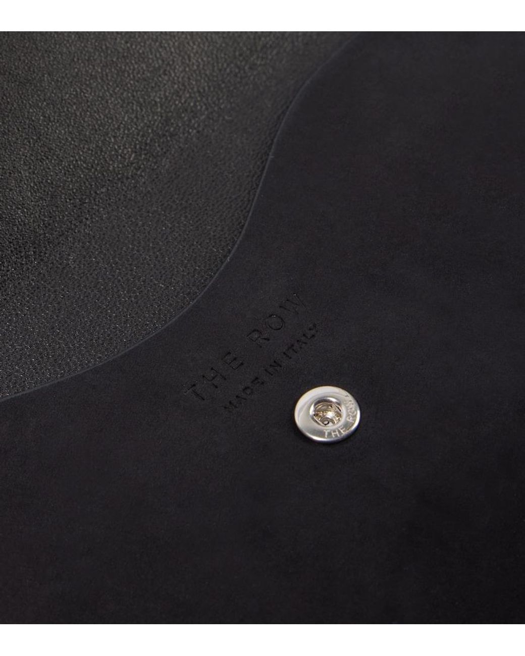 The Row Black Travel Leather Pouch