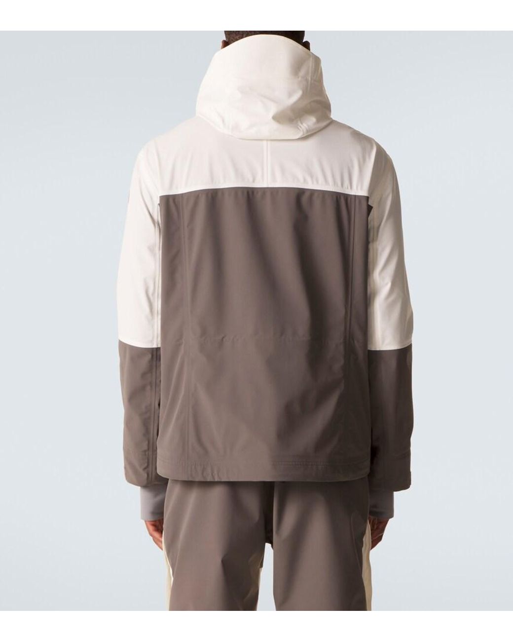 Brunello Cucinelli Natural Hooded Ski Jacket for men