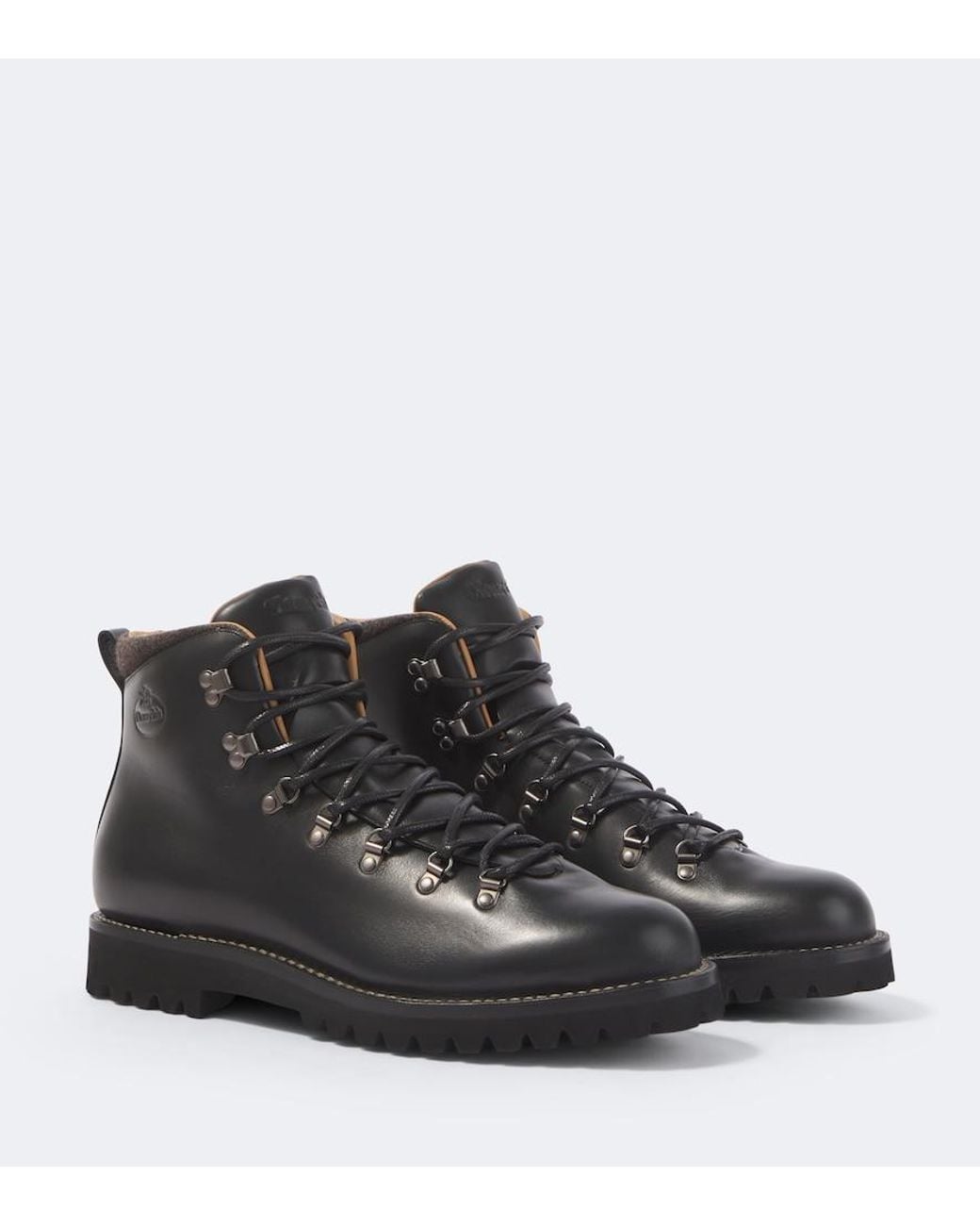 Church's Black Poulton Leather Lace-Up Boots for men