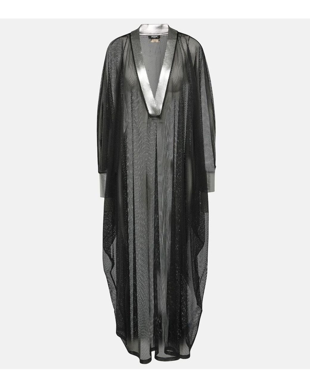 Caftan De Malla Balmain de color Black