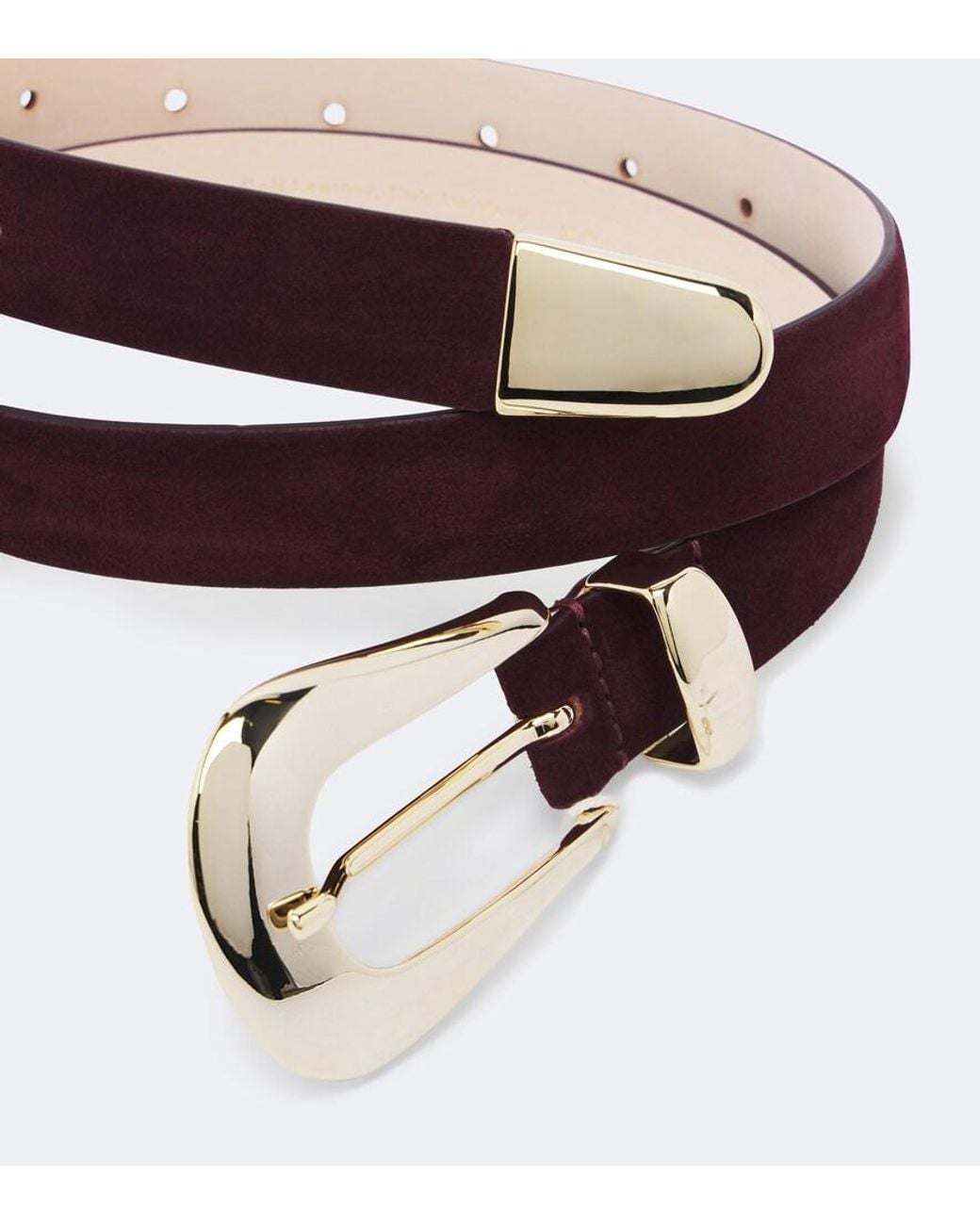 DEHANCHE Brown Colette Suede Belt