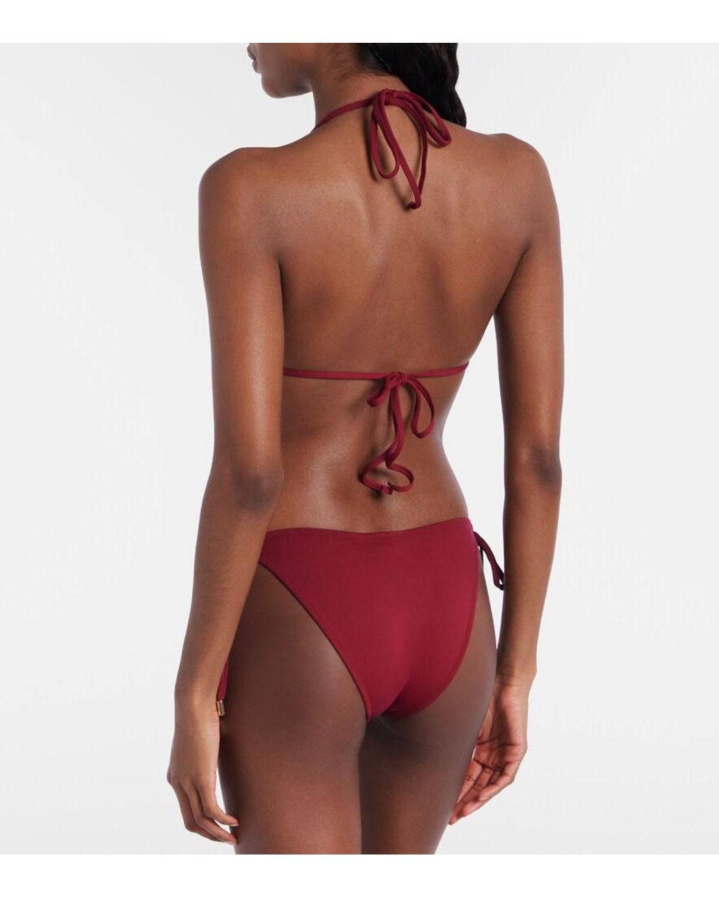 Melissa Odabash Red Bikini-Oberteil Menorca