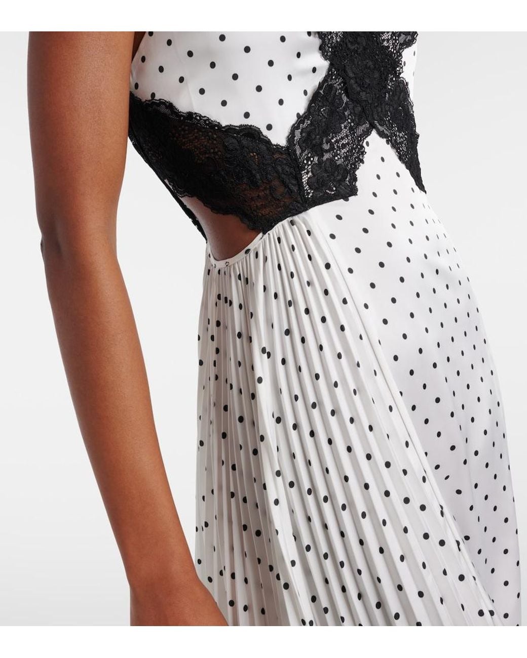 Self-Portrait White Embellished Maxi Dress