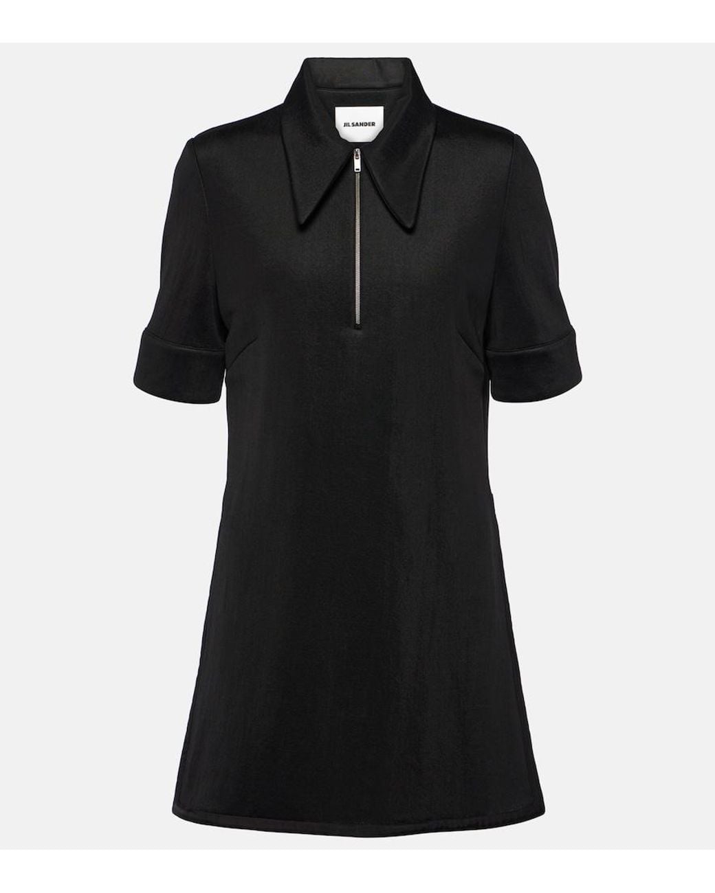 Jil Sander Black Polo Dress