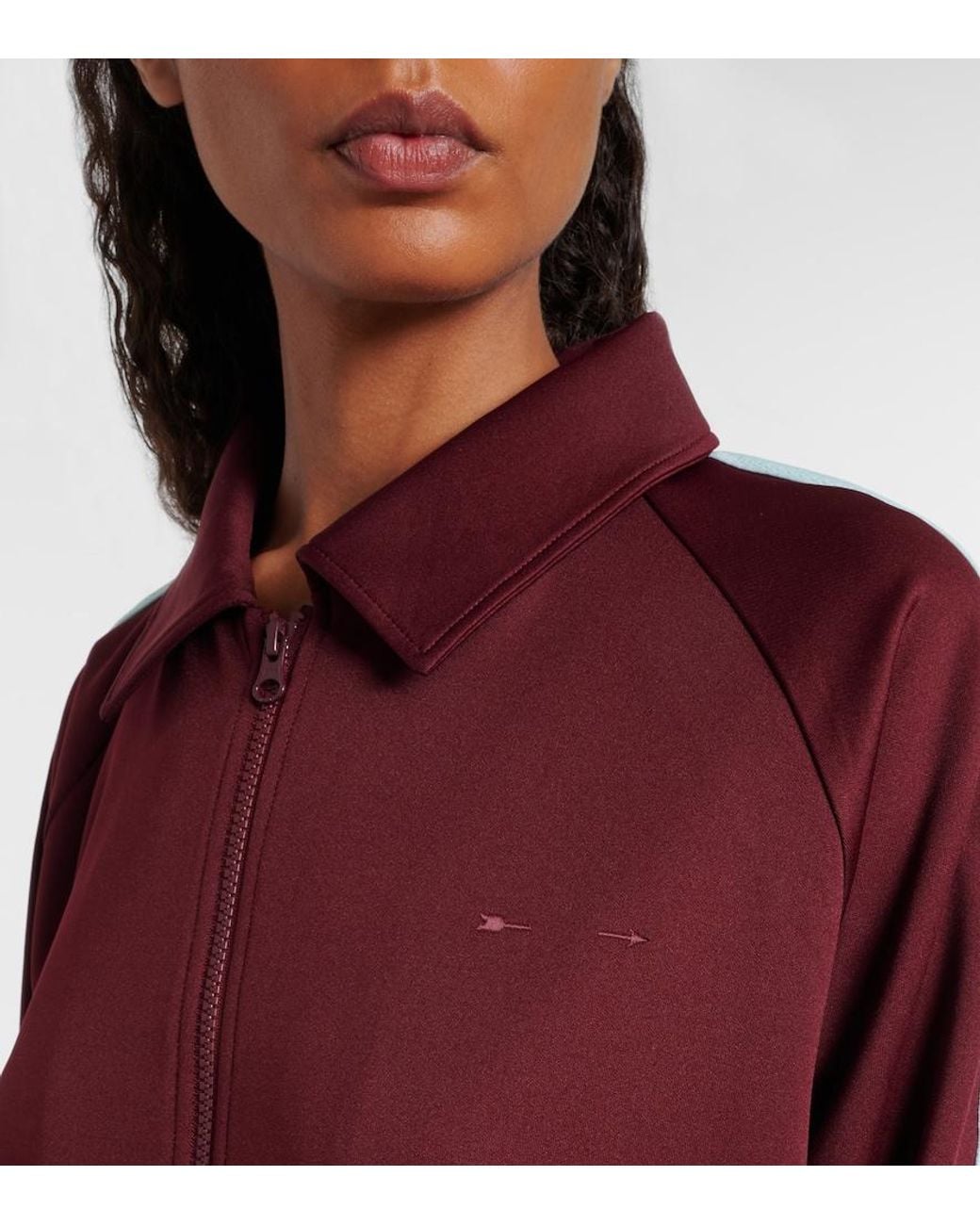 Felpa Vitesse Pari Con Zip di The Upside in Purple