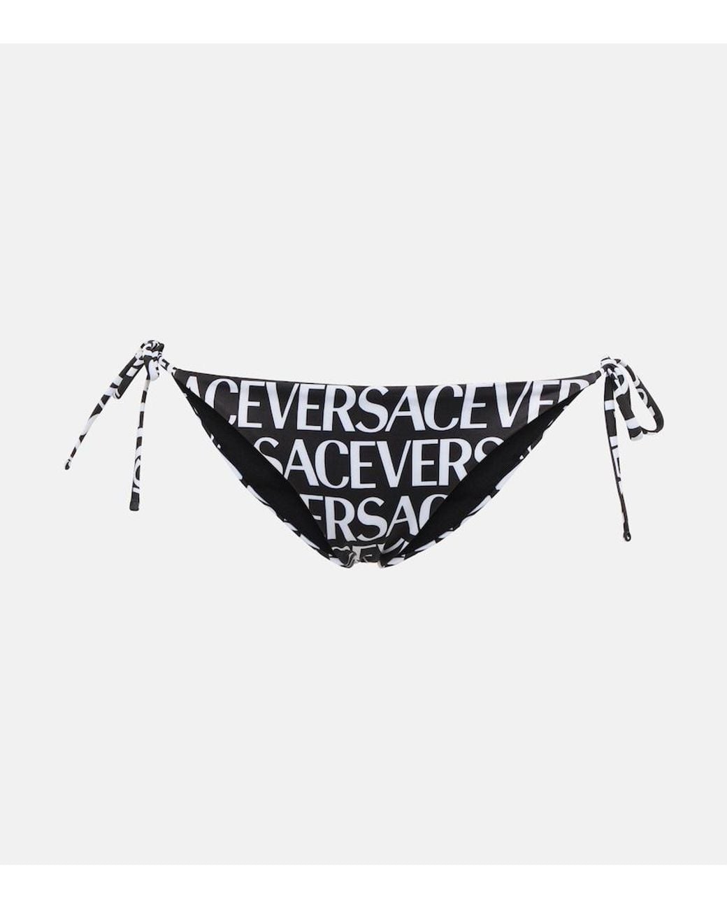 Versace Multicolor Logo Bikini Bottoms