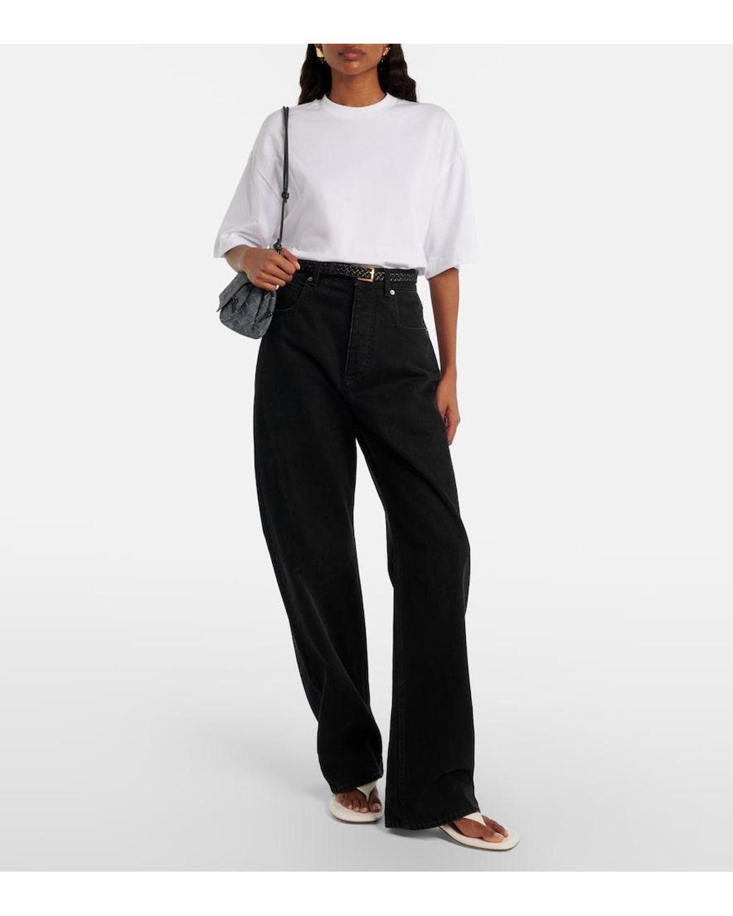 Bottega Veneta White Sampieri Thong Sandals