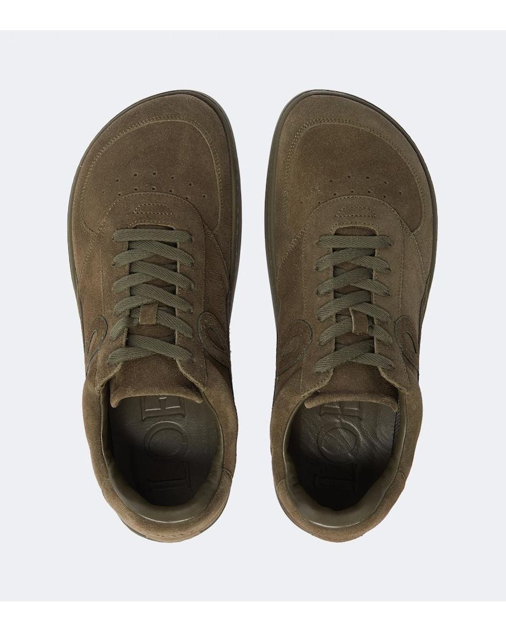 Loewe Green Suede Jambo Sneakers for men