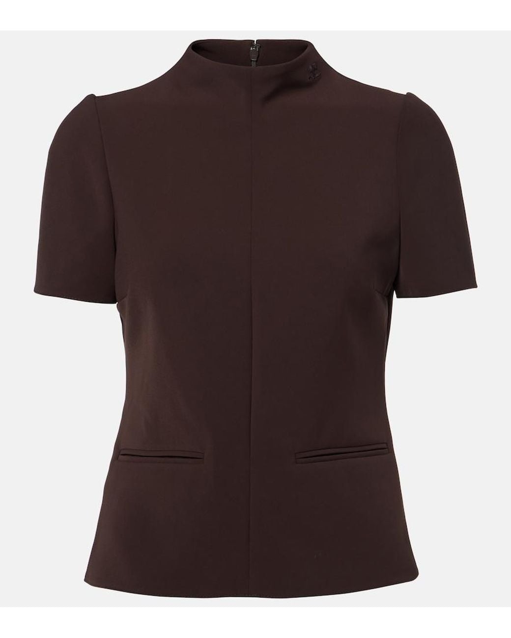 Top Courreges en coloris Brown