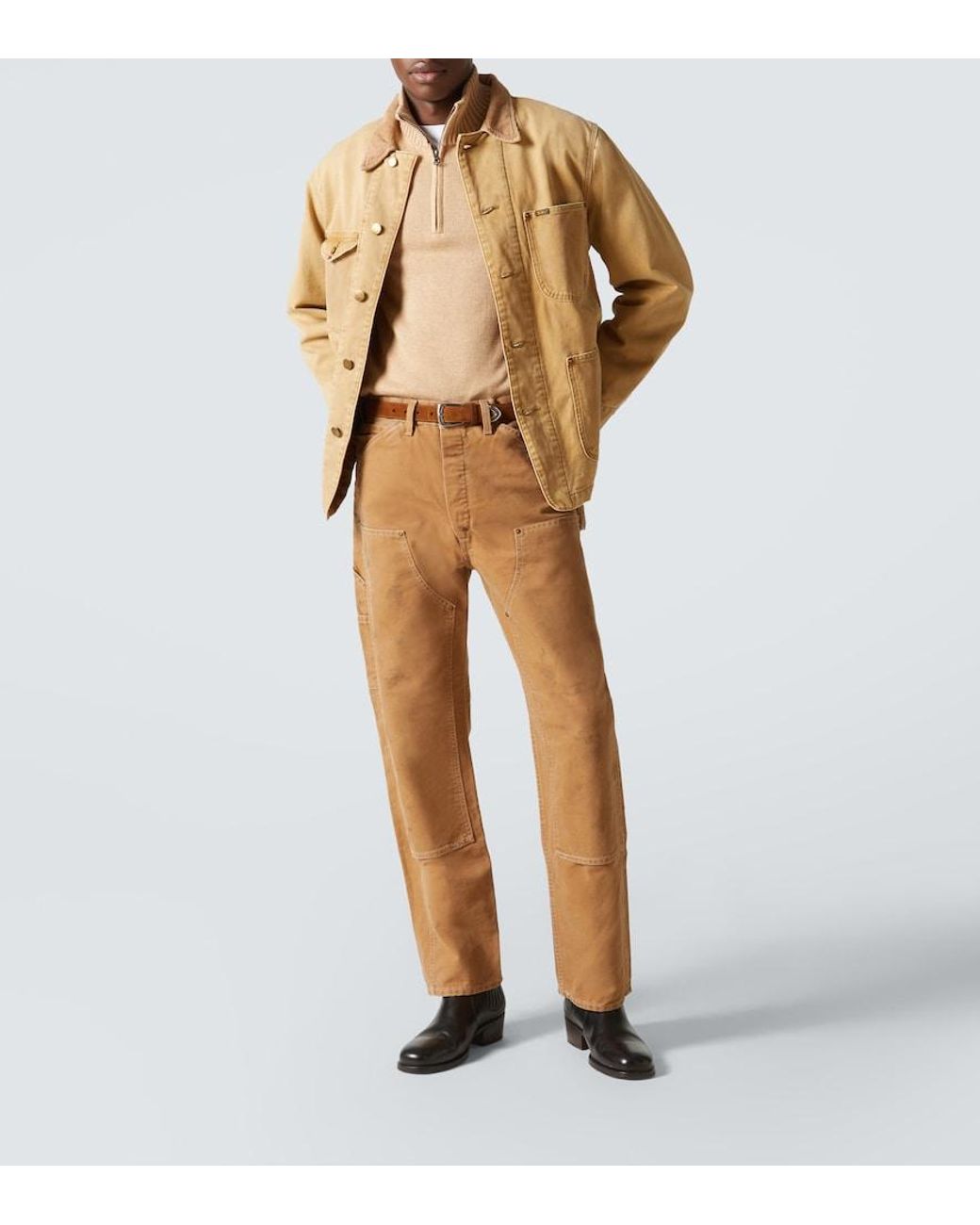 RRL Gerade Hose Hamilton Aus Baumwolle in Brown für Herren