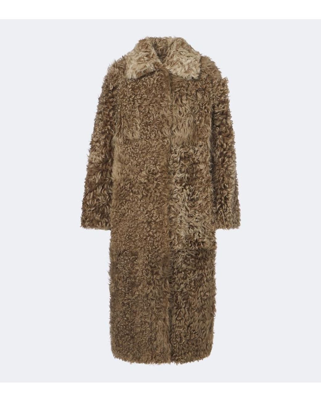 Arma Natural Cristina Reversible Shearling Coat