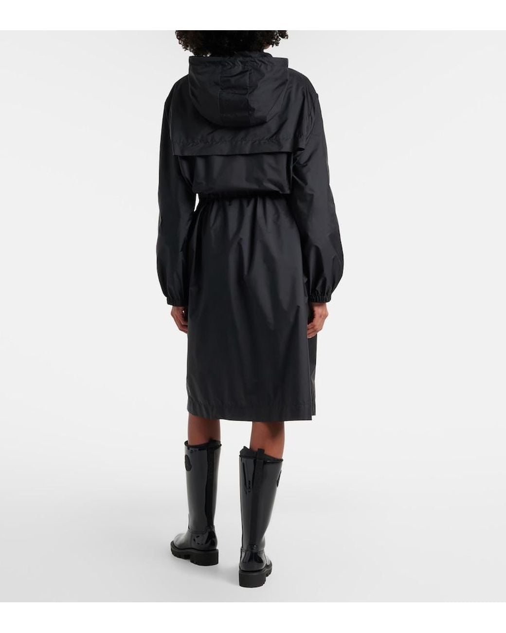 Moncler Black Hiengos Technical Parka