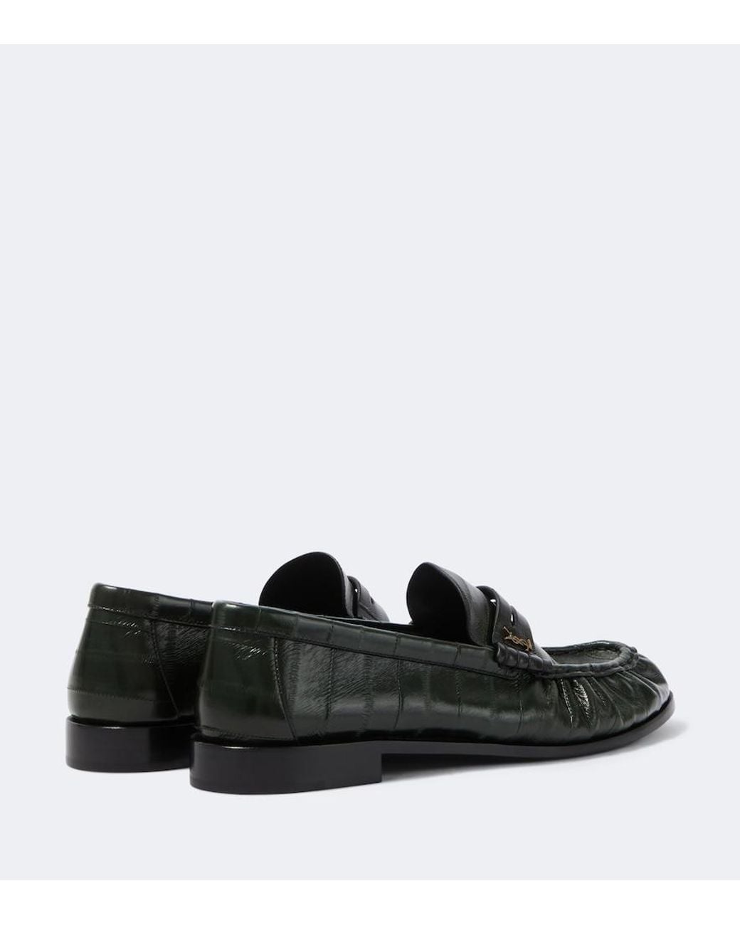 Saint Laurent Black Le Loafer Eel Leather Loafers for men