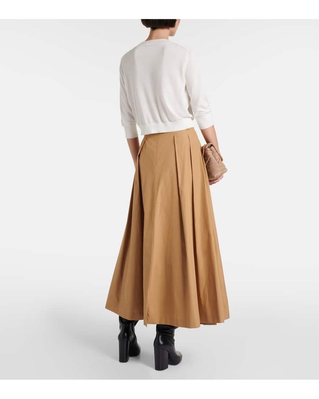 Tory Burch White Cotton Cardigan