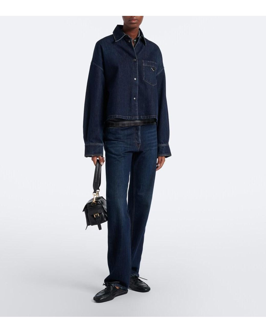 Prada Black Explore Mini Leather Shoulder Bag
