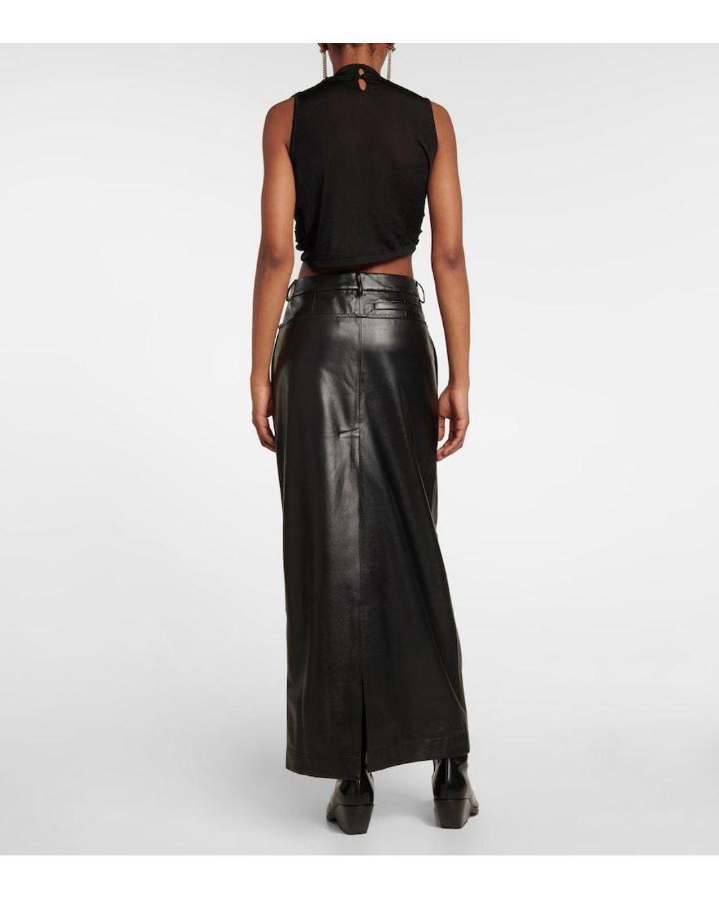 AYA MUSE Black Elfi Maxi Skirt