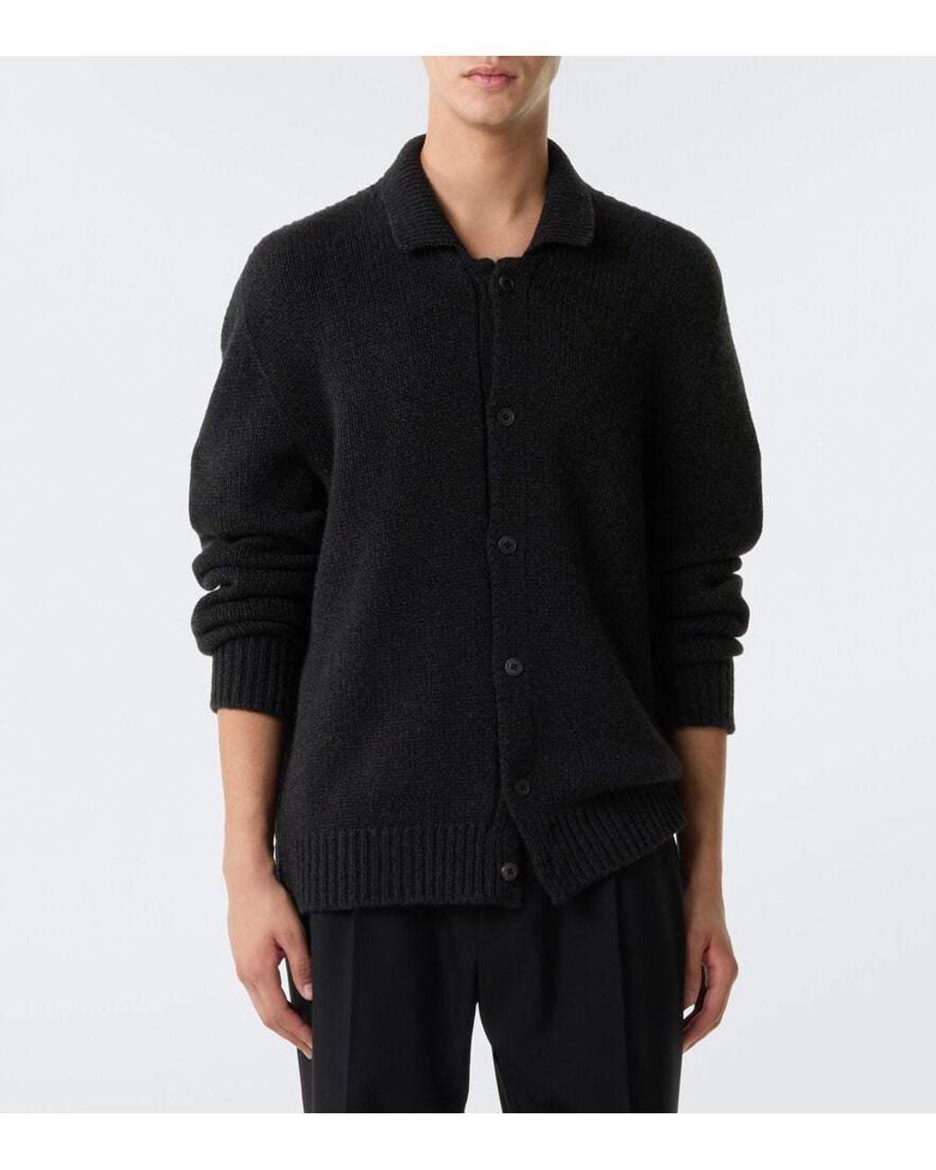 The Row Black Ardor Cashmere Cardigan for men