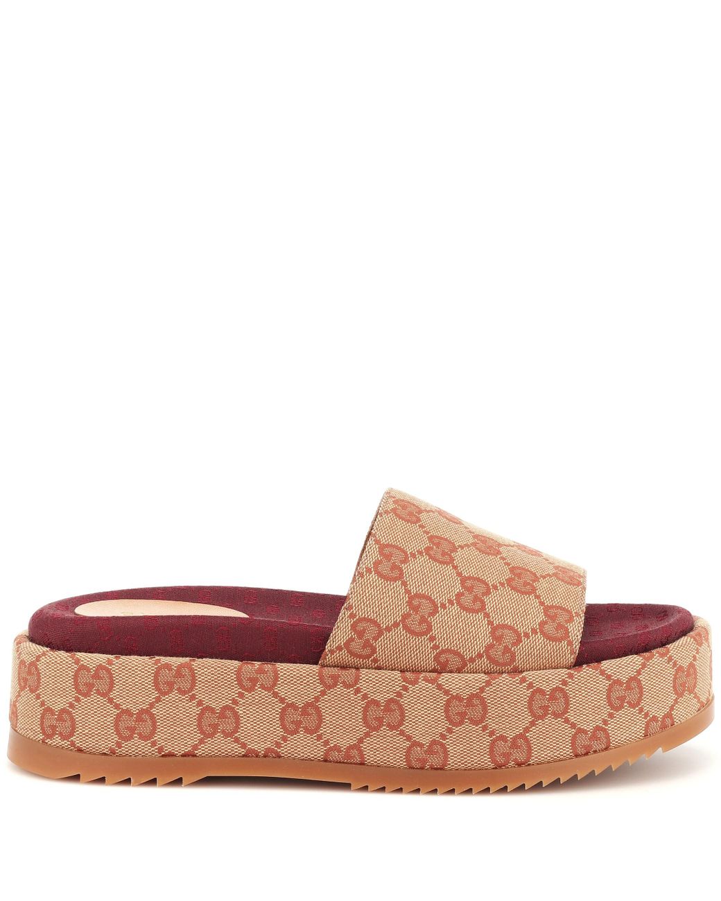 angelina gg supreme platform slide sandal