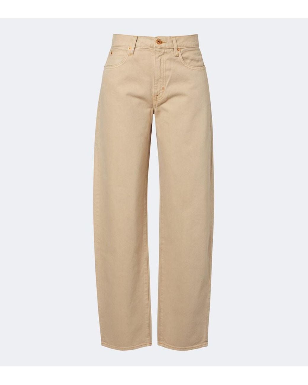 SLVRLAKE Denim Natural Ella Barrel-Leg Jeans