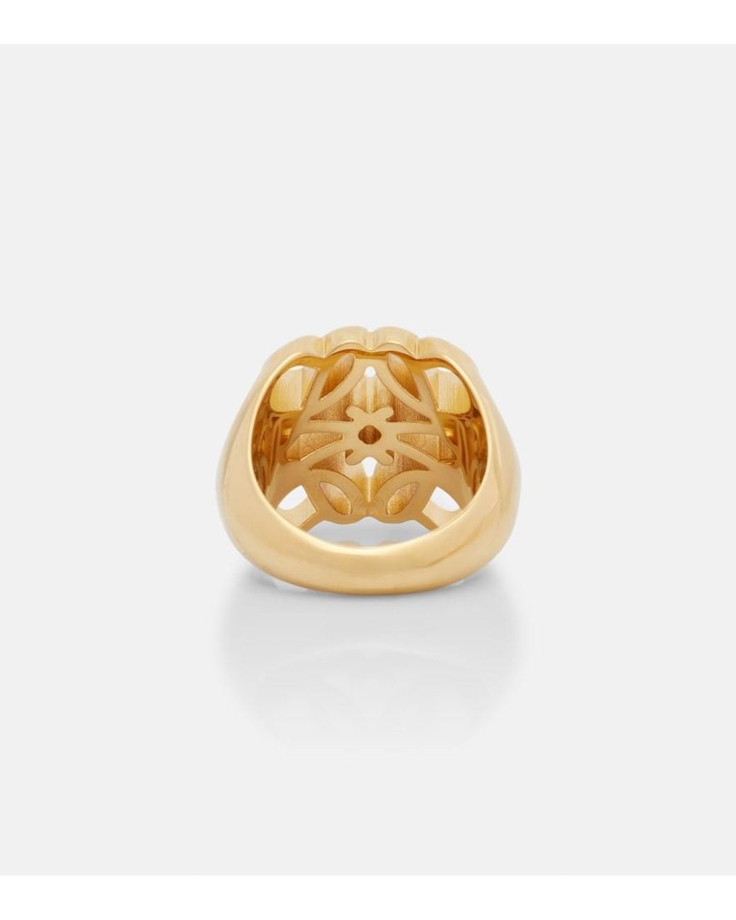 Loewe Metallic Anagram Bombe Ring