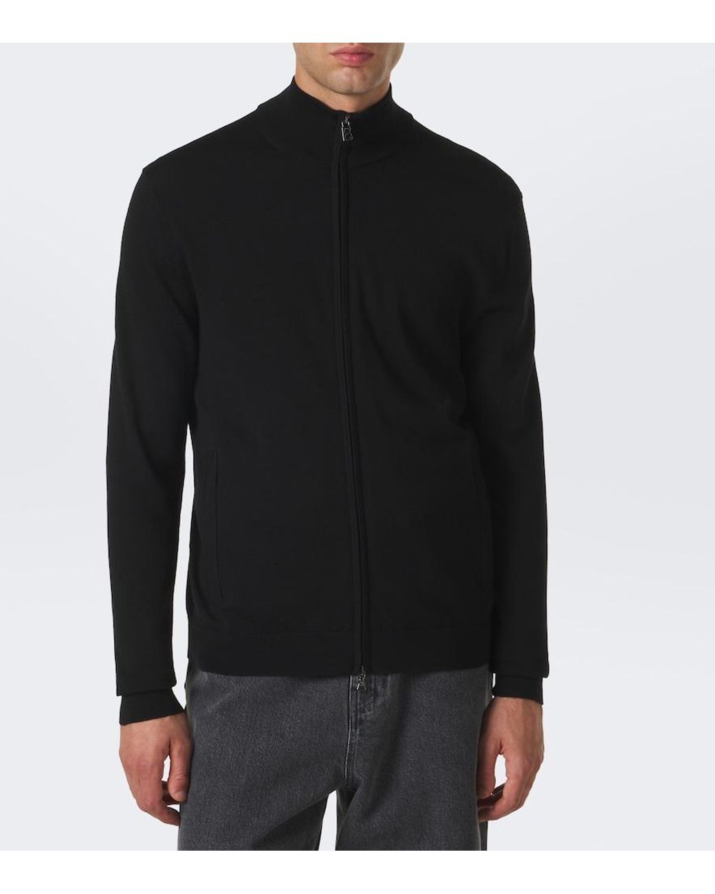 Bogner Black Oscar Virgin Wool Ski Jacket for men