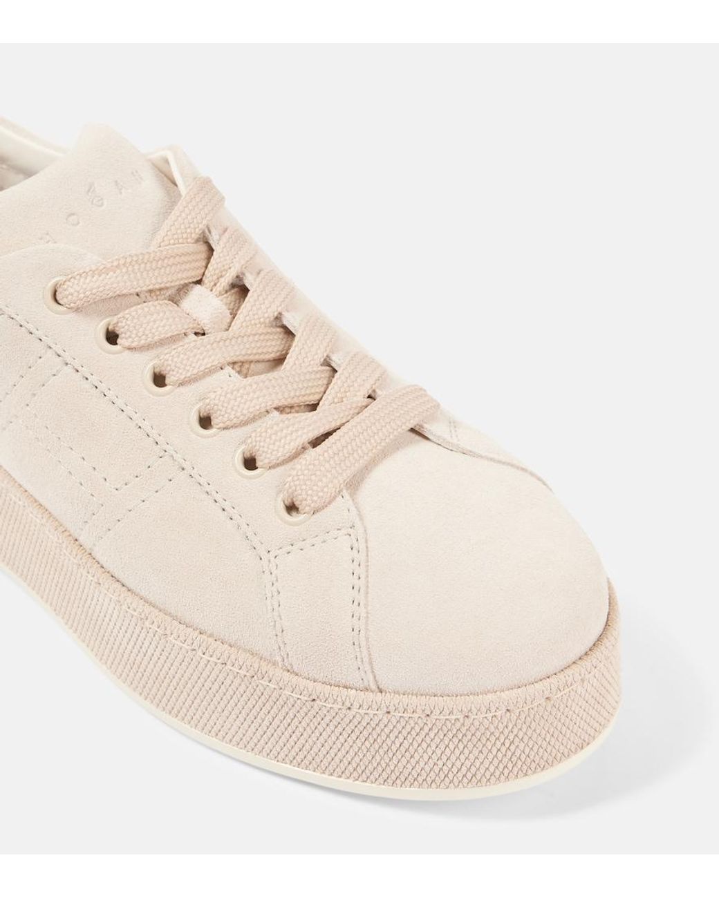 Hogan Natural H681 Suede Platform Sneakers