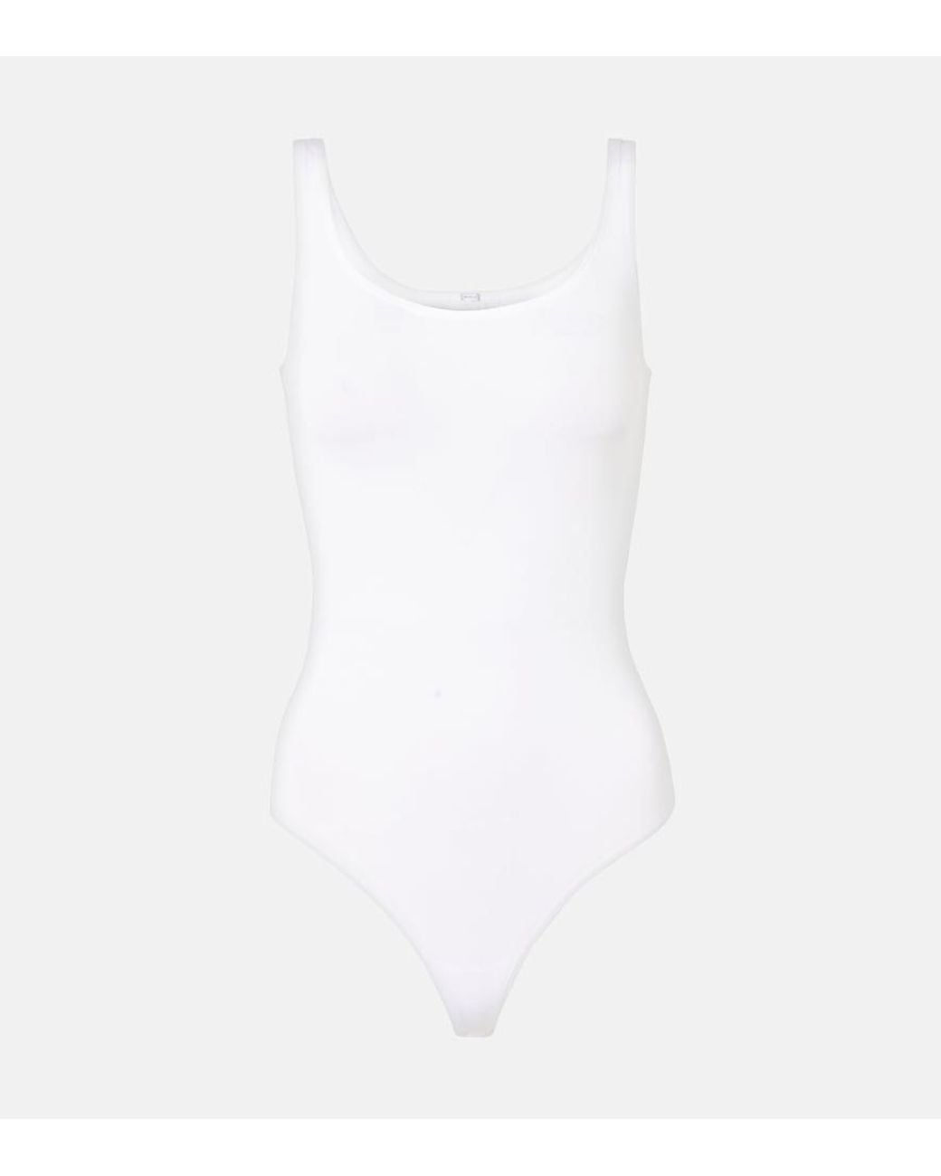 Wolford White Jamaika Bodysuit