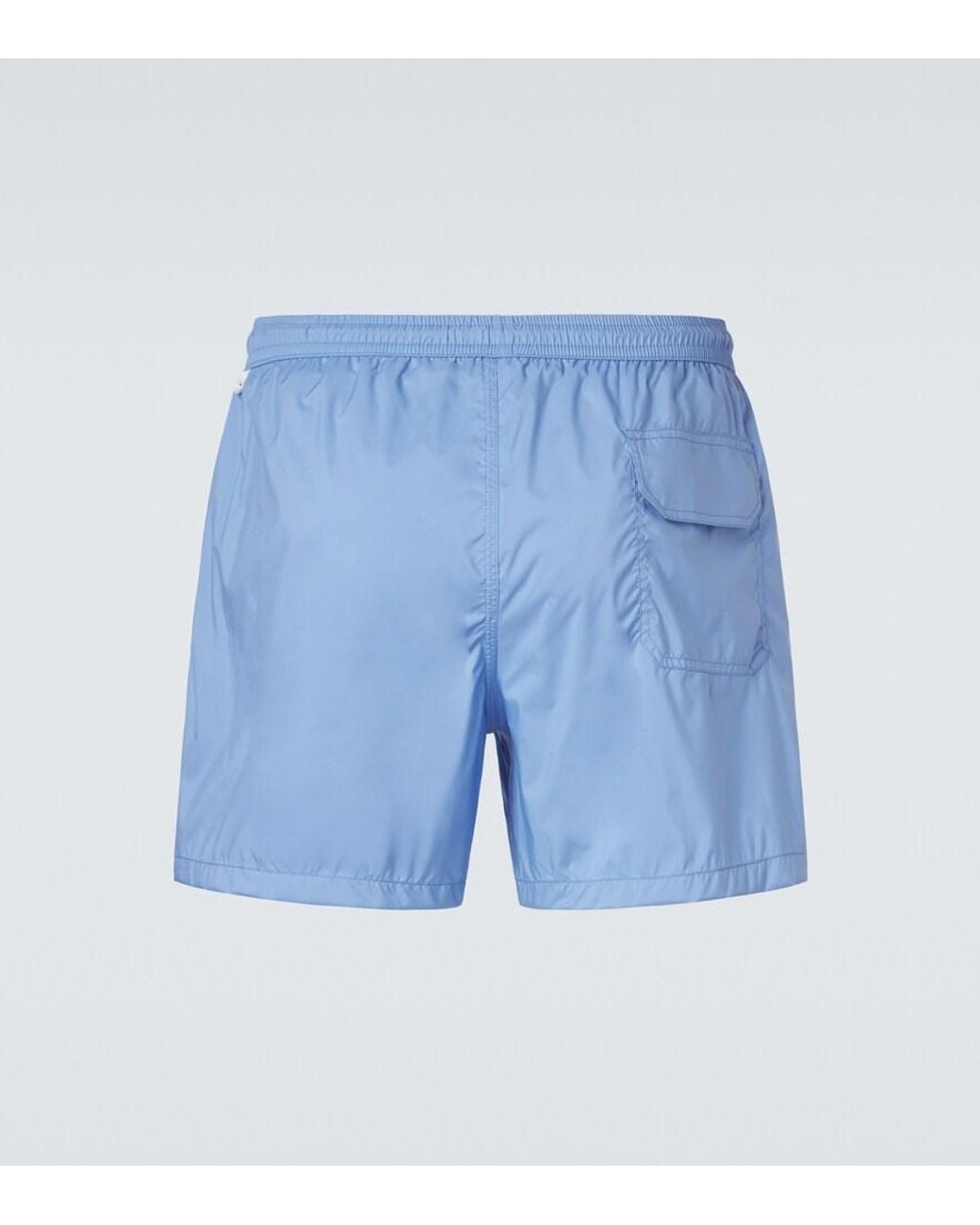 Thom Sweeney Blue Swim Trunks for men