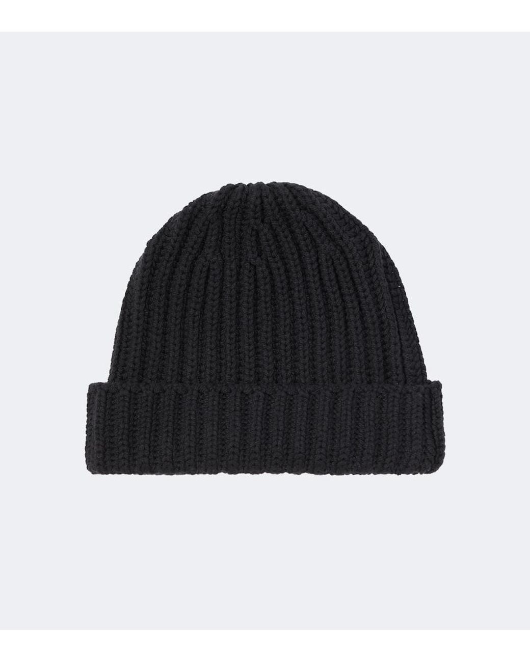 STÒFFA Black Cashmere Beanie for men