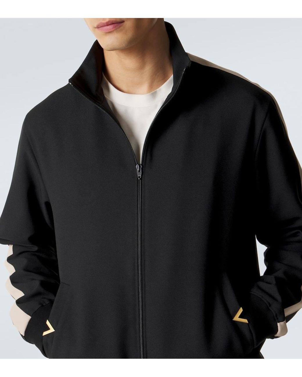 Valentino Black Jersey Sweatshirt for men