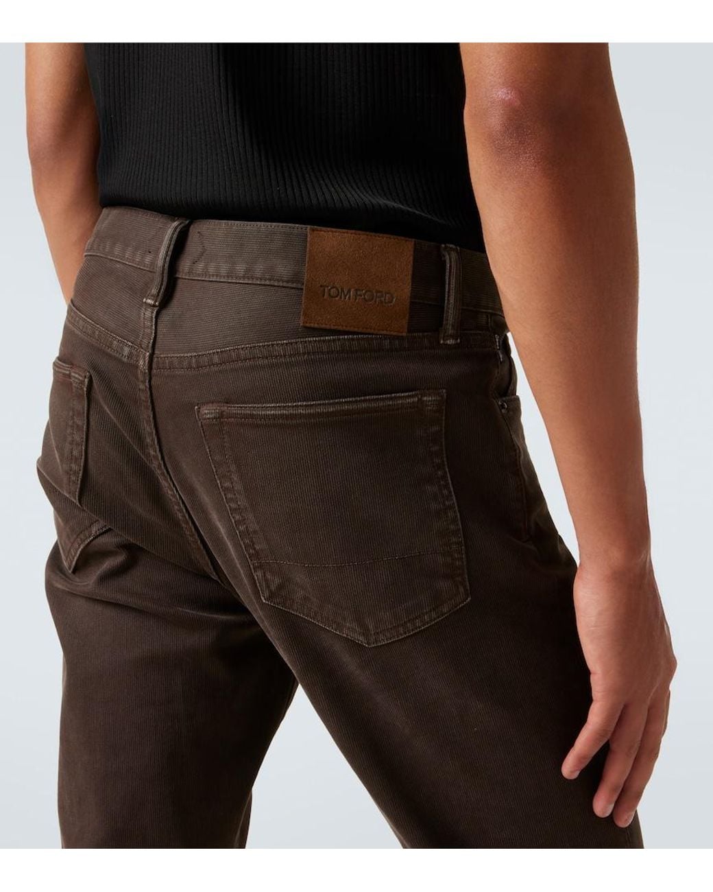 Tom Ford Brown Slim Jeans for men